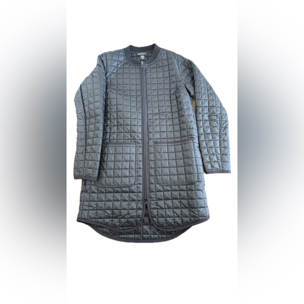 Athleta Quilted Jacket in Black